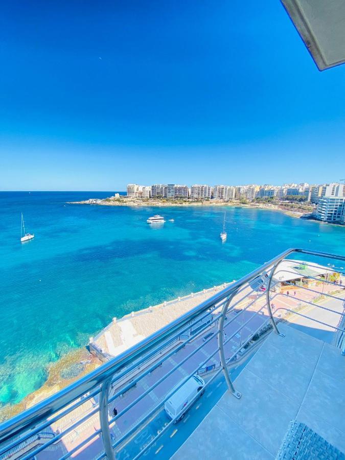 F2 - Lovely Two Bedrooms Flat Sea View, St Julians Saint Julian's Екстериор снимка